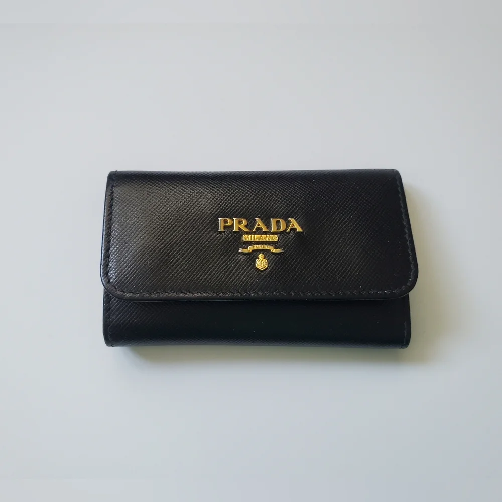 Prada Women's Saffiano Leather Key Holder - Picture 2 of 13